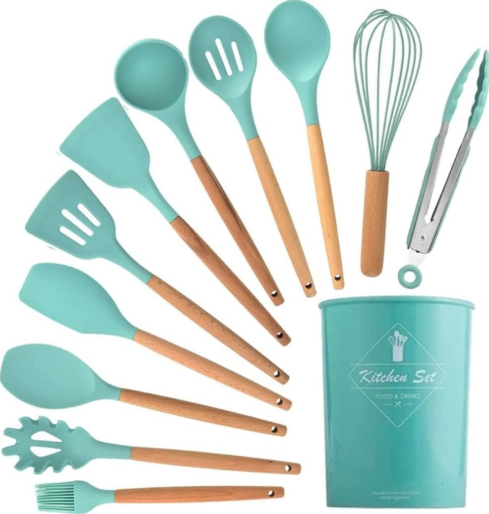 12 pcs SILICONE KITCHEN TOOL SET